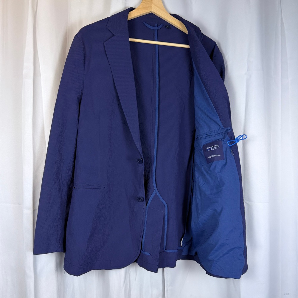 Vineyard Vines Blazer 40R Navy OTG Performance Flex On The Go Unstructured